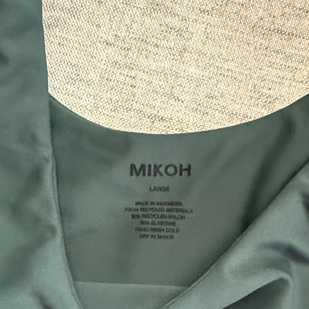 Mikoh Deep Green Bodysuit surf suit or workout romper - Picture 2 of 3